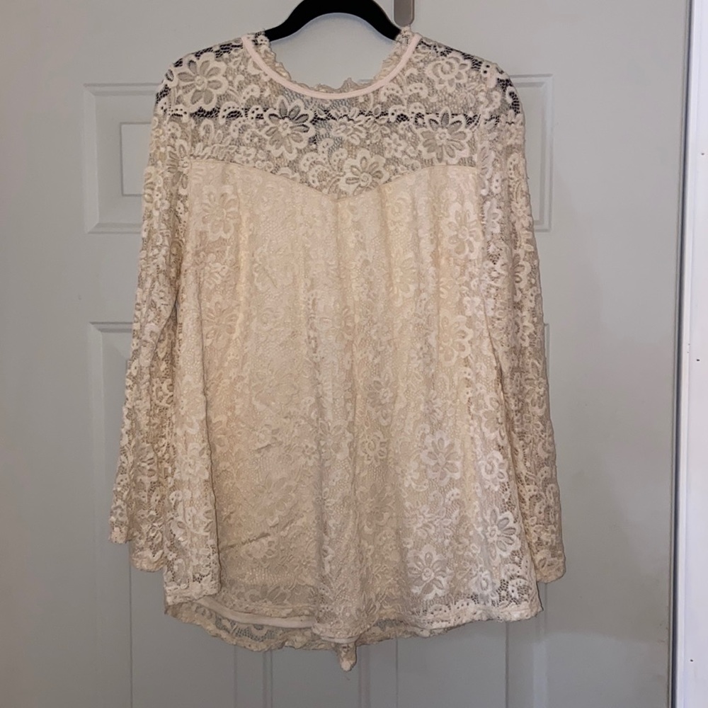 Fancy lace top